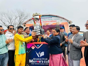 भरतपुर मेयर्स कप क्रिकेटको उपाधि अर्किडलाई