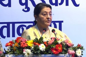 सक्रिय राजनीतिमा फर्किएको विद्या भण्डारीको घोषणाले एमालेमा तरंग