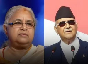 प्रधानमन्त्री कार्की र ओलीबिच बालुवाटारमा एक्लाएक्लै भेटवार्ता