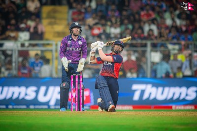 ऐरीको अर्धशतकमा स्कटल्याण्डविरुद्ध नेपालको जित