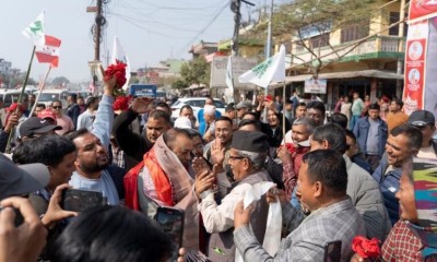 कांग्रेस सभापति थापा सर्लाहीमा, कार्यकर्ता उत्साहित