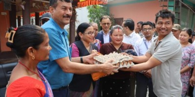 भरतपुर महानगरद्वारा ‘सुत्केरी पोषण झोला’ कार्यक्रम सुरु