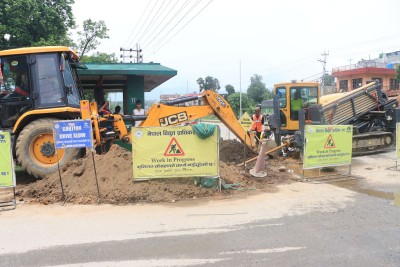 भरतपुरमा भूमिगत विद्युतीकरणको काम ५० प्रतिशत सकियो