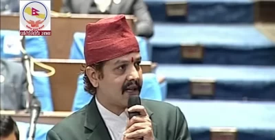 सरकारलाई ब्युँझाउन किसानले पशु चौपाया सिंहदरबारमा हुल्नुपर्छ : सांसद ढकाल