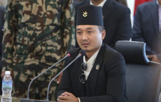 गृहमन्त्री गुरुङद्वारा राजीनामा घोषणा