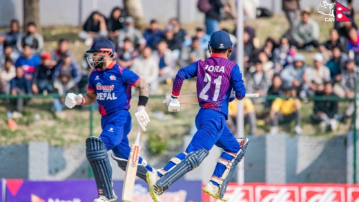 टी-ट्वेन्टी सिरिजको पहिलो खेलमा  आयरल्यान्डमाथि नेपाल ६ विकेटले विजयी