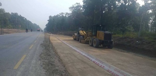 नारायणगढ–बुटवल सडकखण्ड विस्तार कछुवा गतिमा, पाँच वर्षमा ४६ प्रतिशतमात्र प्रगति