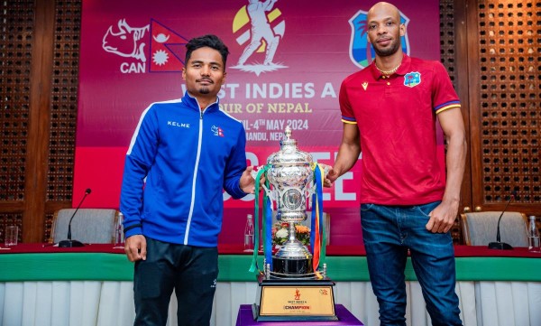 नेपाल र वेस्ट इन्डिज ‘ए’बीचको टी-ट्वान्टी श्रृंखला आजदेखि 