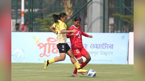 साफ महिला यू-२०  : नेपालद्वारा भुटान ८-० गोल अन्तरले पराजित