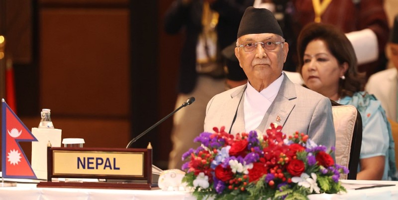 बिमस्टेकले क्षेत्रीय सहयोगलाई पुनःजीवित गर्ने अवसर सदुपयोग गर्नुपर्छ : ओली