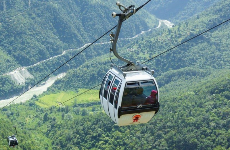 मनकामना केबलकार असोज २९ देखि ३ दिन बन्द हुने