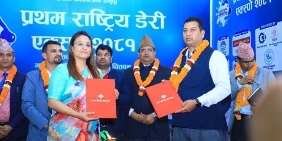 प्रभु बैंकले चितवनका दुग्ध किसानलाई ऋण दिने