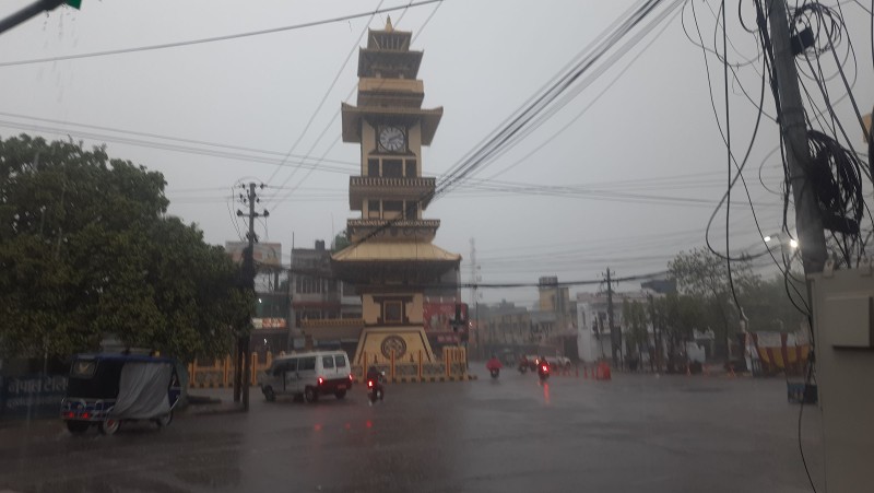 रौतहटमा २४ घण्टामा २८९ मिलिमिटर वर्षा, अन्य कुन ठाउँमा कति पर्‍यो पानी ?