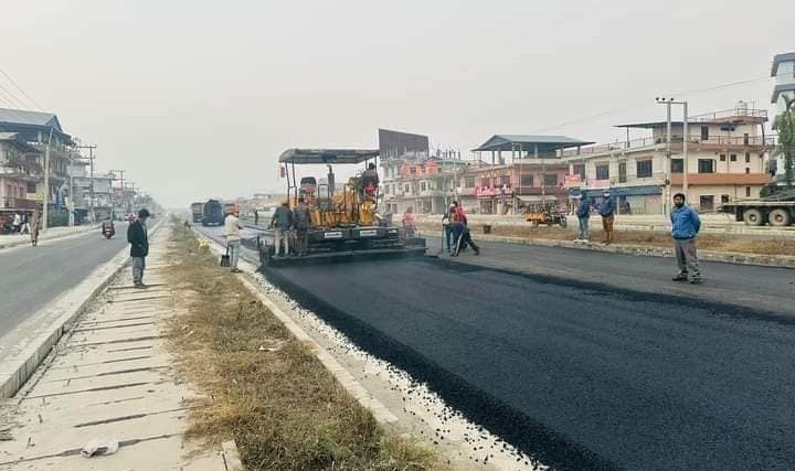 पुलचोक–गोन्द्राङ सडकको काम अन्तिम चरणमा