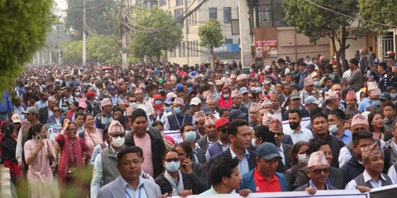 साउन २ गतेसम्म शिक्षा ऐन पास नभए फेरि आन्दोलनमा उत्रिने शिक्षक महासंघको चेतावनी