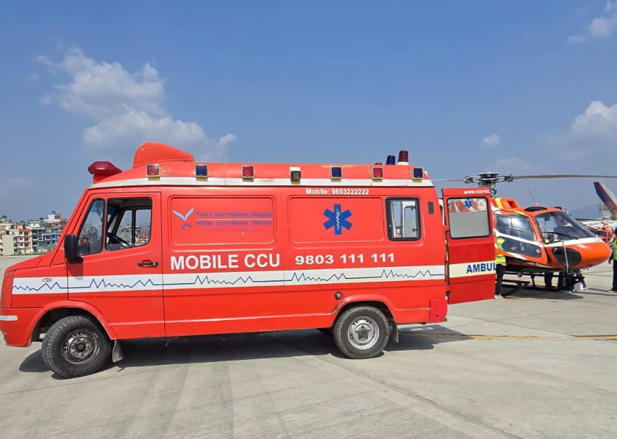 हेलिकोप्टरमार्फत् उद्धार गरेर यसरी बँचायो नर्भिकले जनकपुरकी महिलालाई