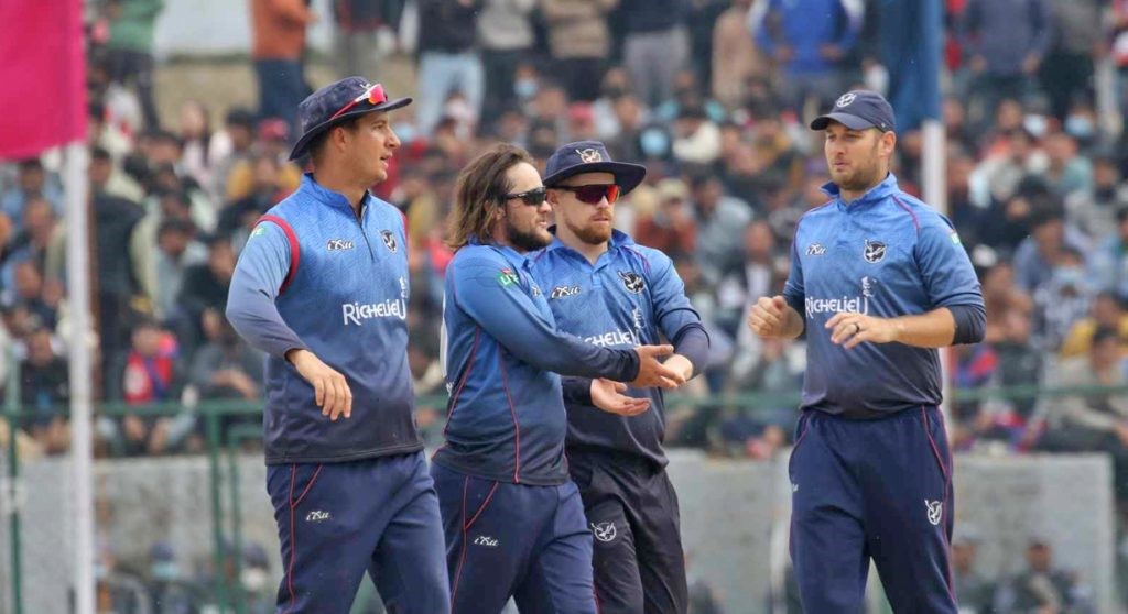 टी-२० आईको पहिलो खेलमा नेपाल नामिबियासँग २० रनले पराजित