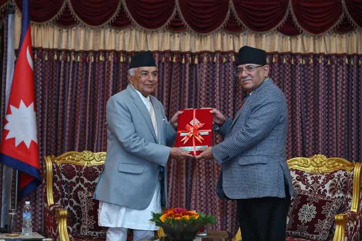 प्रधानमन्त्रीले राष्ट्रपतिसमक्ष पेश गरे राष्ट्रिय सुरक्षा परिषद्को वार्षिक प्रतिवेदन