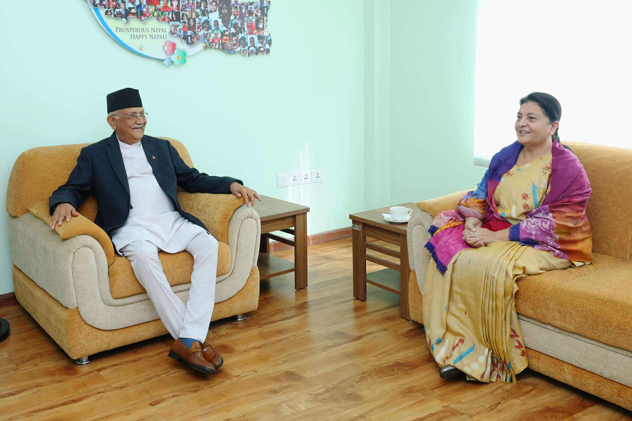 ओलीसँगको भेटपछि पूर्वराष्ट्रपति भण्डारीले भनिन्-मेरो सदस्यता नवीकरण भइसकेको छ